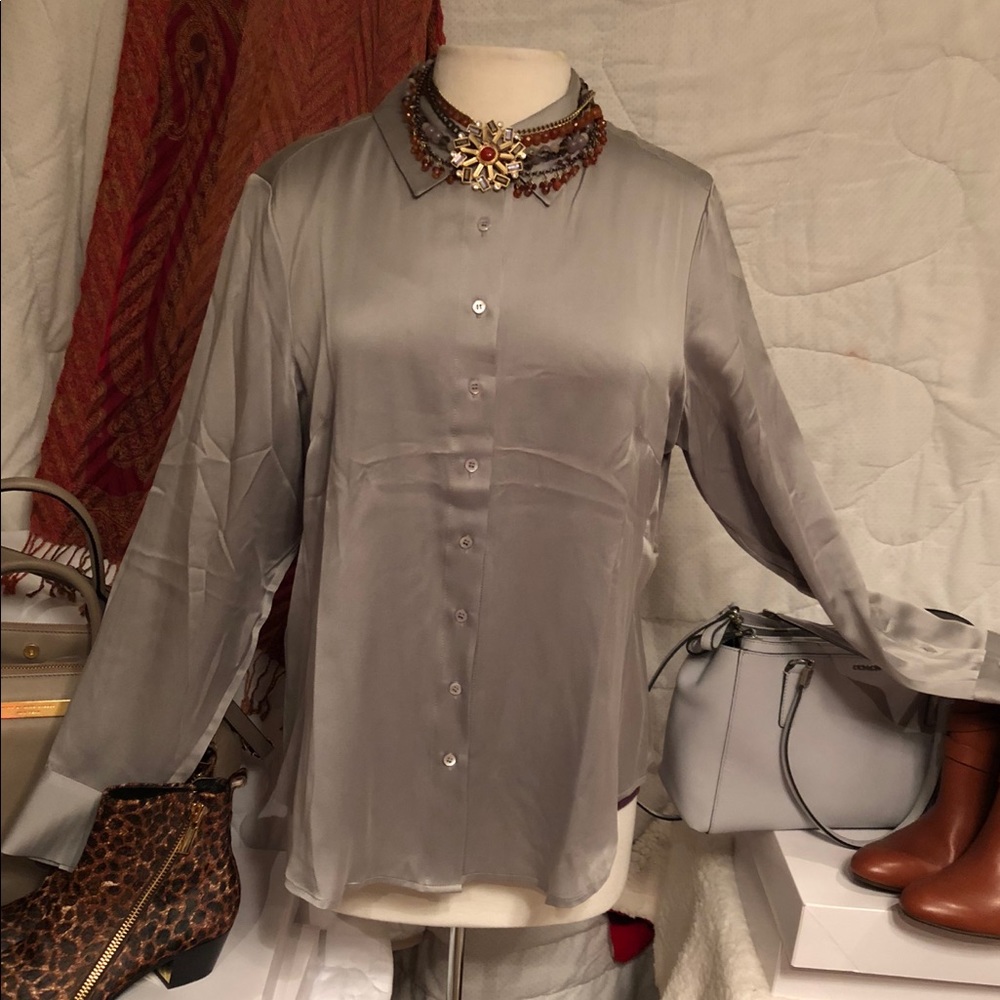 PURE 100% SILK BLOUSE $135